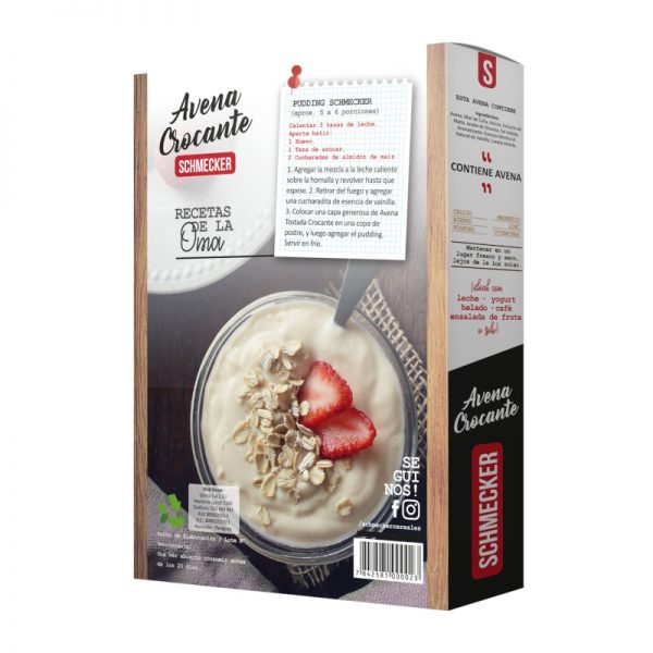 Avena Tostada Caja Dorso