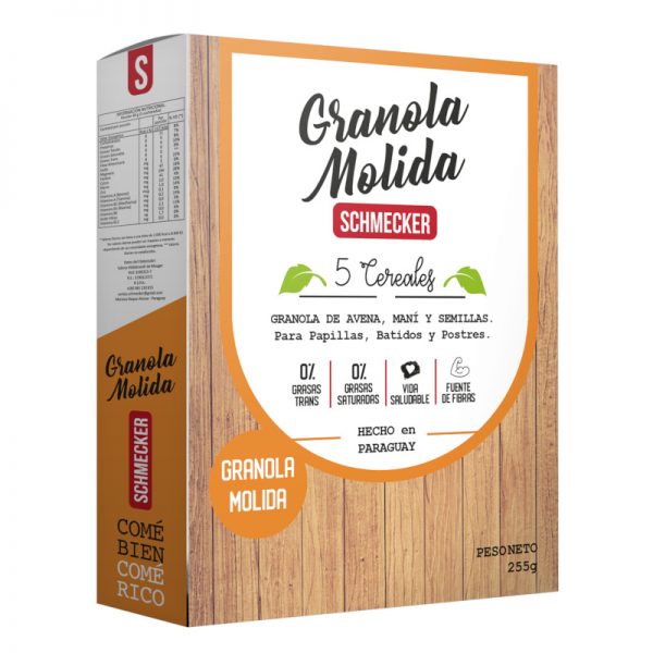 Granola molida caja frente