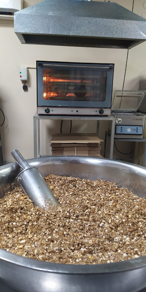 Horno de tostado de granola